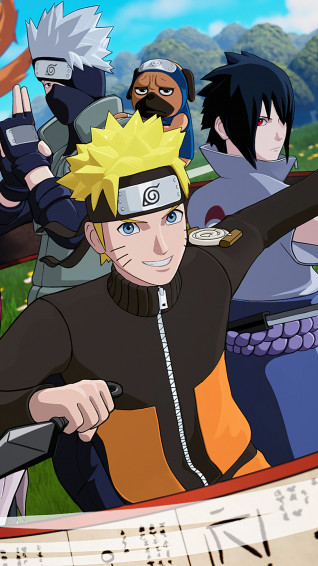 Fortnite Naruto Sasuke Sakura Kakashi Kurama Wallpaper iPhone