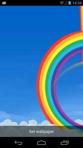 Rainbow 3d Live Wallpaper App For Android