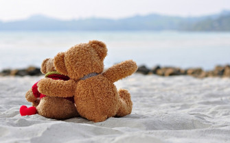 Cute Teddy Bears Wallpaper