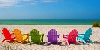 Beach Chairs Photograph Adirondack For A Summer