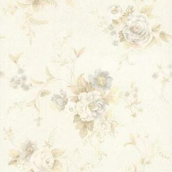 Stella Light Blue Maxwell Floral Modern Wallpaper
