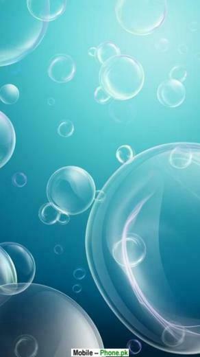 Blue Bubbles Background Mobile Wallpaper Details