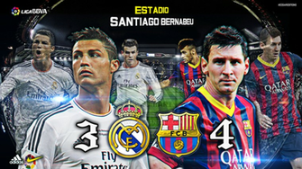 Real Madrid Vs Barcelona Custom Wallpaper HD By Edgarlazarte On