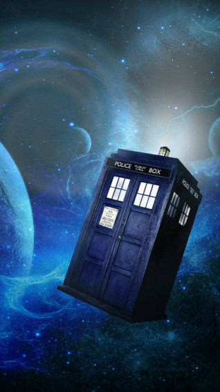 Doctor Who Tardis Top iPhone Wallpaper