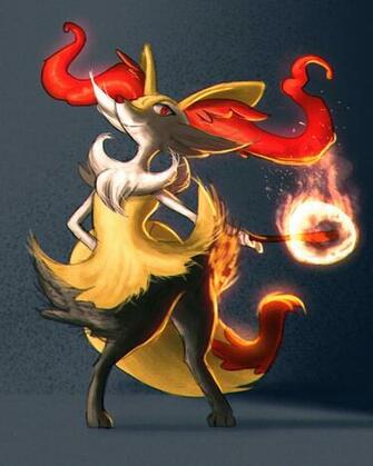 Pkmn Braixen Fan Art By Venominon