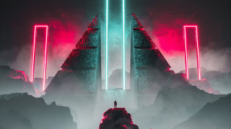 Neon Light Science Fiction 4k Wallpaper HD Artist Image