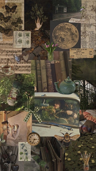 Heidi S Cottage Green Cottagecore Wallpaper By Hanna