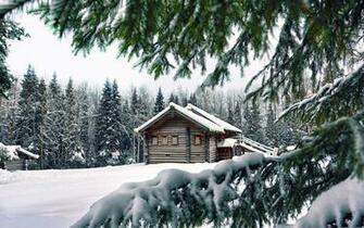 Mountain Retreat Winter Mac Wallpaper Allmacwallpaper