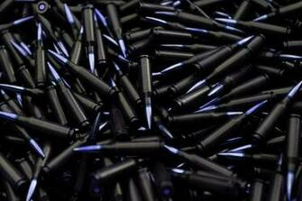 Black Guns Wallpaper Bullets