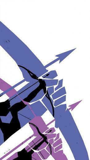 Hawkeye Wallpaper iPhone Comic Cover