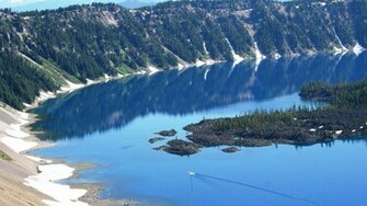 Crater Lake Widescreen Wallpaper Travel HD