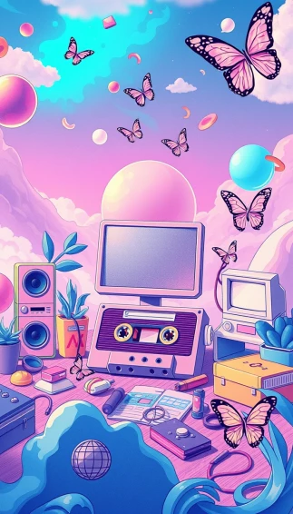 Indie Y2k Wallpaper