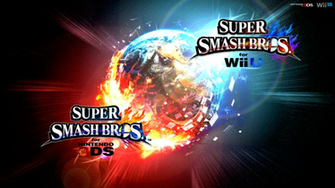 Super Smash Bros Wii U 3ds Logo Wallpaper By Thewolfbunny On