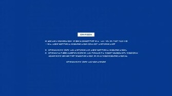 Blue Screen Of Death Windows Wallpaper