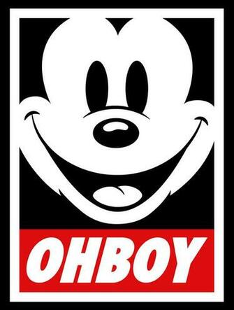 Maruyama S Ohboy Design Parodies Shepard Fairey Obey Campaign