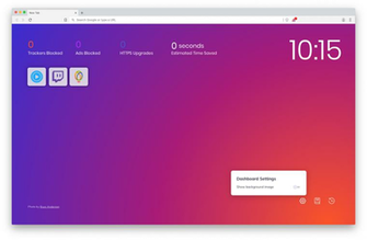 Allow User To Show Hide Background Image On New Tab Issue