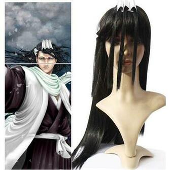 Bleach Anime Image Kuchiki Byakuya Cosplay Wig