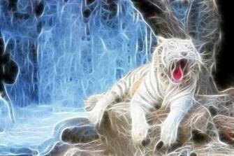 HD 3d White Tiger Wallpaper