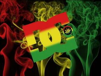 Dc Shoes Rasta Logo In Black Wallpaper HD Desktop High Quality