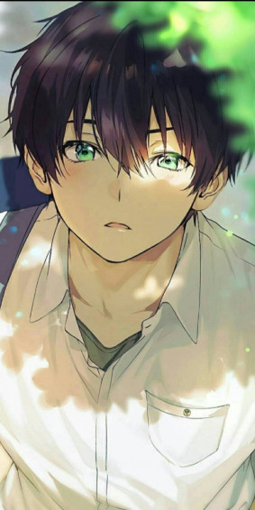 Green Eyed Aesthetic Anime Boy Wallpaper