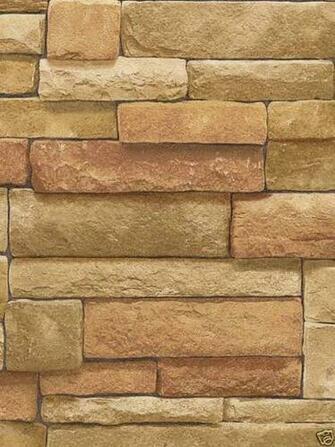 Rectangular Stacked Stone Wallpaper Sr026202