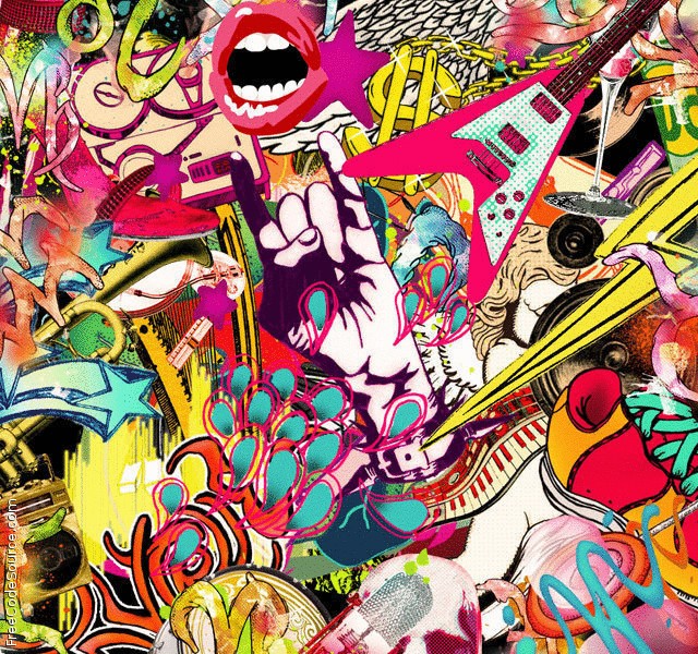 Graffiti Formspring Background Layouts