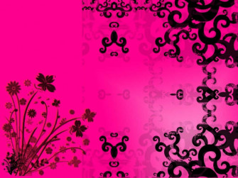 Pink Black And White Wallpaper