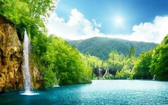 Beautiful Wallpaper For Desktop Waterfall