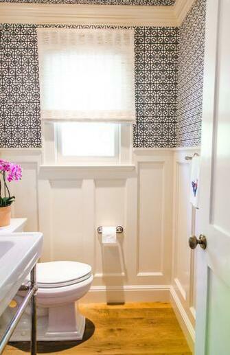 Powder Room Wallpaper Ideas And Wall Paneling