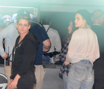 Kristen Stewart And Emily Armstrong Arrives At Dodgers Stadium In Los Wallpaper
