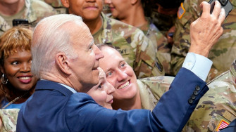As Biden Visits Renamed N C Military Base Desantis Slams