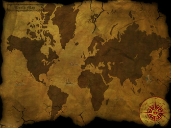 Old World Style Map By Wheels35