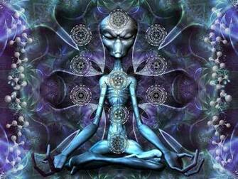 Trippy Alien Wallpaper Only One Site