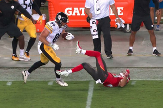 Vance Mcdonald S Beautiful Stiff Arm May Have Ended Chris Conte