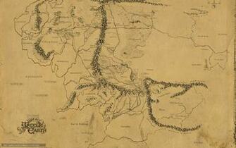 Rings Map Jrr Tolkien Middle Earth Desktop Wallpaper