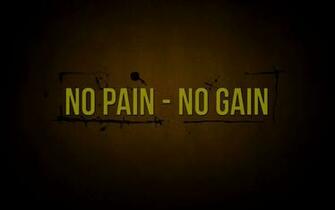 No Pain Gain Quotes Exclusive HD Wallpaper