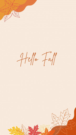 Hello Fall Aesthetic Wallpaper