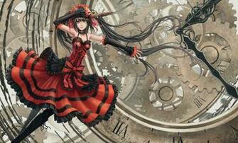Date A Live Gun Sword Tokisaki Kurumi Weapon Zhouran Wallpaper