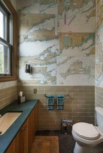 Turn Those Old Maps Into Gorgeous Custom Wallpaper Design Sandvold
