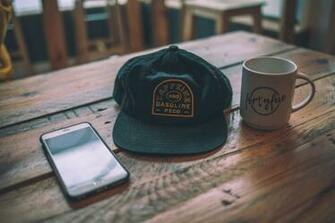 Cup Coffee Phone And Cap HD Photo By Thom Holmes
