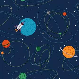 Rocket Ship Wallpaper Border Inc