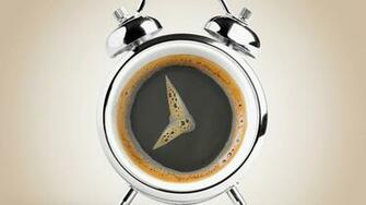 Coffee Or Clock Mac Wallpaper