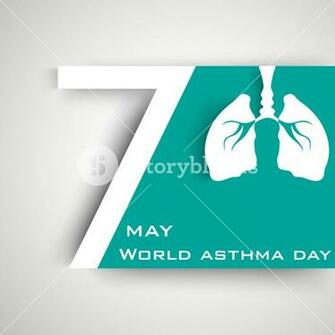 World Asthma Day Background Royalty Stock Image