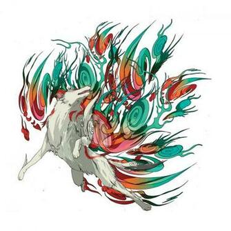 Amaterasu Okami Reflector HD Wallpaper