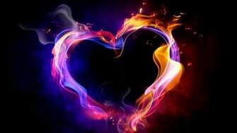 Heart On Fire Beautiful HD Valentine S Day Wallpaper