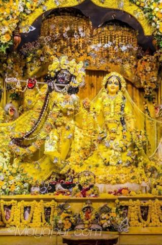 Iscon Temple Mathura Lord Krishna Wallpaper Radha