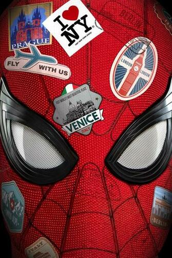 Spider Man Far From Home Official Poster Textless Marvel