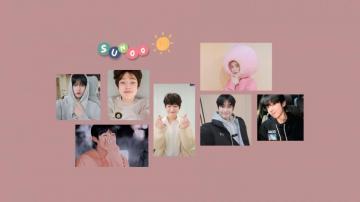 Enhypen Sunoo Colored Desktop Wallpaper Destop