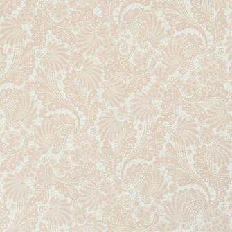 Interlace Pink Floral Wallpaper Sample Traditional