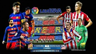 Name Fc Barcelona Vs Atletico Madrid Liga Bbva HD Wallpaper
